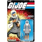 Super7 Reaction+ G.I. Joe Arctic Scarlett - 3.75" G.I. Joe Action Figure with Accessories - Classic Cartoon Collectibles and Retro Toys