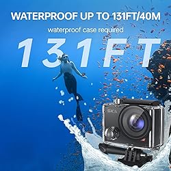 Hiicam Speed 10 Action Camera 5K 30FPS Waterproof