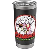 Courage the Cowardly Dog Vintage Courage Stainless Steel Insulated Tumbler