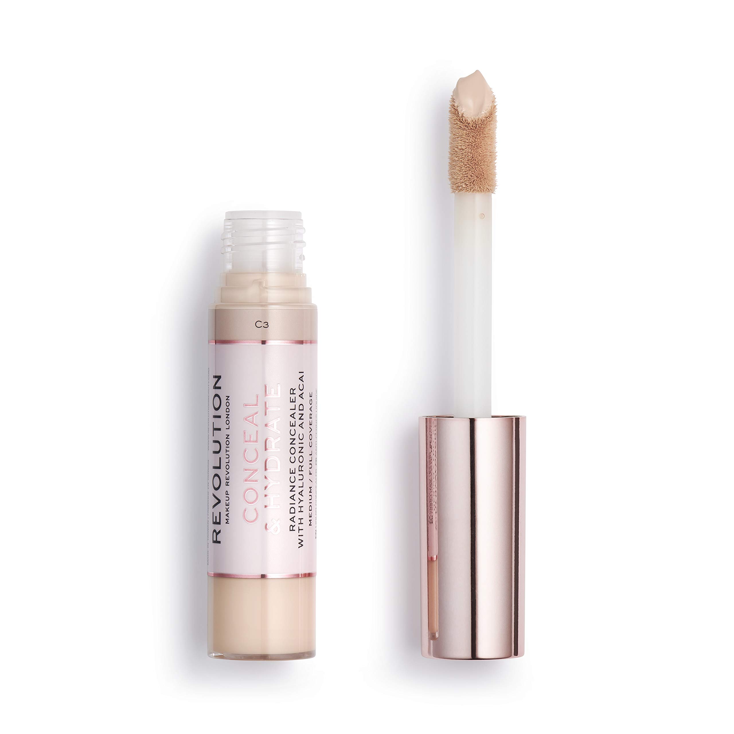 Makeup Revolution, Concealer and Hydrate C3, 13 ml (Pack of 1) — image 1