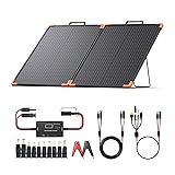 ZOUPW 100 Watt Portable Solar Panel with 20A PWM