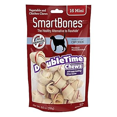 SmartBones DoubleTime Rolls with Long-Lasting Chew Center, Chicken