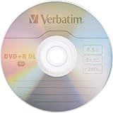 Verbatim DVD+R DL 8.5GB 8X Branded Surface 50 Pack Spindle view 2