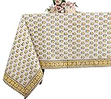 Ridhi Vintage Yellow Hand Block Print Cotton