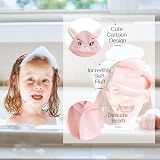 HiABsee Ultra Soft Hooded Baby Towel 80x80cm Rabbit Animal Design view 5