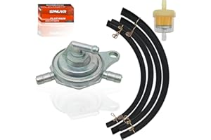 SPNUVR Motorcycle Gas Fuel Switch Replacement for GY6 50cc 70cc 80cc 125cc 150cc ATV 152QMI 157QMJ Go Kart Moped Scooter Oil Pump Valve Petcock