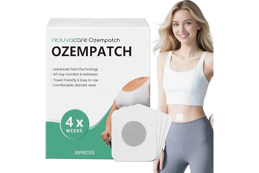 Rejuvacare Ozem Body Patch for Women, Works All Over The Body Around The Clock, Comfortable & Discreet Support, 1 Month Supply, Easy Daily Application, Natural Ingredients Patchs for Body