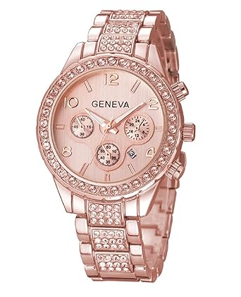 Analog Rose Gold Dial Women's Watch-GP-223