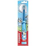 Colgate Kids Battery Powered Toothbrush, Kids Battery Toothbrush with Included AA Battery, Extra Soft Bristles, Flat-Laying H