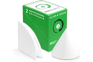 Qualitative Filter Paper 24 cm Quadrant Folded Filter Paper, Qualitative Grade 2 - ZENPORE Slow Flow 240 mm (50 Discs)