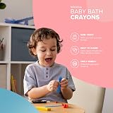 kidoola Baby Bath Crayons 6 Pack Non-Toxic Washable Bath Toys view 4
