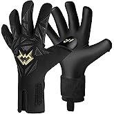 WVVOU Professional Goalkeeper Gloves for Adults and Youth Soccer Goalie Gloves Breathable Soccer Gloves High Performance Guantes De Portero with 4+3mm Sticky Super Grip Latex Palm