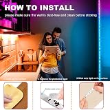 phopollo 15m RGB Led Strip Lights for Bedroom WiFi Alexa Google App Music Sync view 5