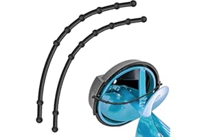 SFNSM 2 Pcs Rubber Guard Strap 11 Inch Ice Auger Blade Protectors High Elastic Auger Cover Strap for Power and Hand Ice Augers Ice Fishing Gear Winter Ice Fishing Accessories