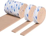 Vicloon Furniture Pad 3 Rolls 120x10x0.5cm 120x2x0.5cm Tailorable Brown