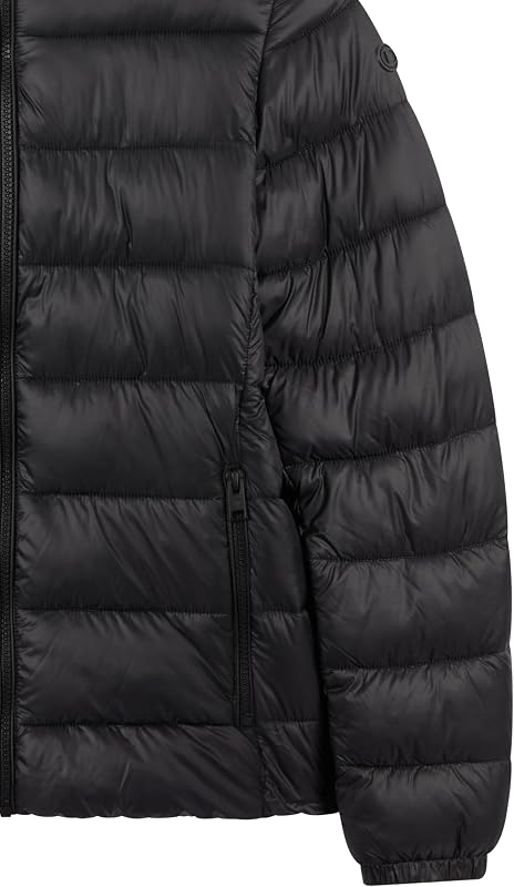 Legacy - Giacca leggera da donna, con cappuccio, in poliestere, XL, colore: nero, Nero, XL