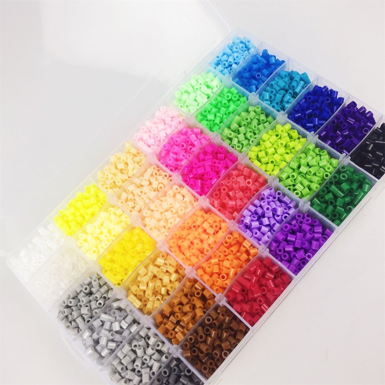 Juguetes para bebés color de los granos DIY de Perler PC caja