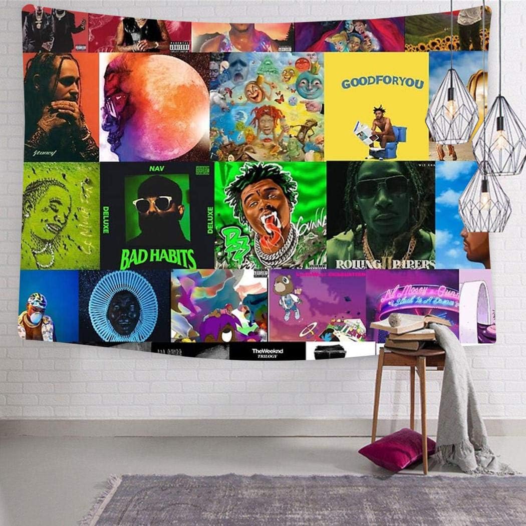 HOT Wall Art Album Cover Collage Tapestry Album Cover Wall