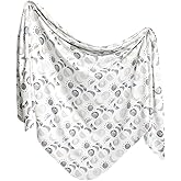 Copper Pearl Baby Swaddle Blanket - Premium Knit Baby Blanket, Large Soft Stretchy Receiving Blankets for Baby Boy and Girl, Swaddles for Newborn, Infant, and Toddler (Eclipse)