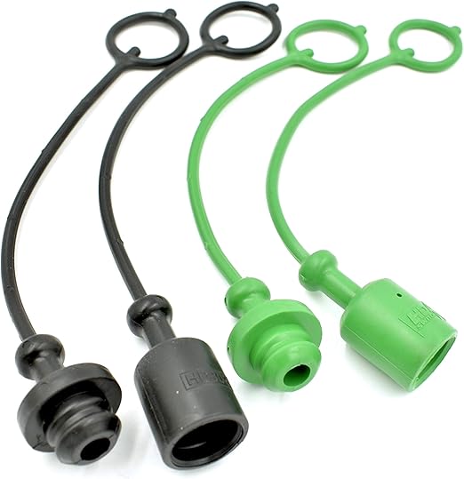 (4 Pack) Hydraulic Coupler Dust Plug & Cap Set replaces