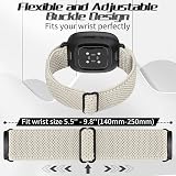Tiptops 5 Pack Nylon Loop Straps for Fitbit Versa 4 Versa 3 Sense 2 view 4