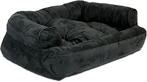 overstuffed luxury dog sofa