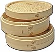 Joyce Chen 26-0012, Bamboo Steamer, 3-Piece, 12-Inch