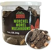 VIGOROUS MOUNTAINS Dried Morel Mushrooms (1 Ounce)