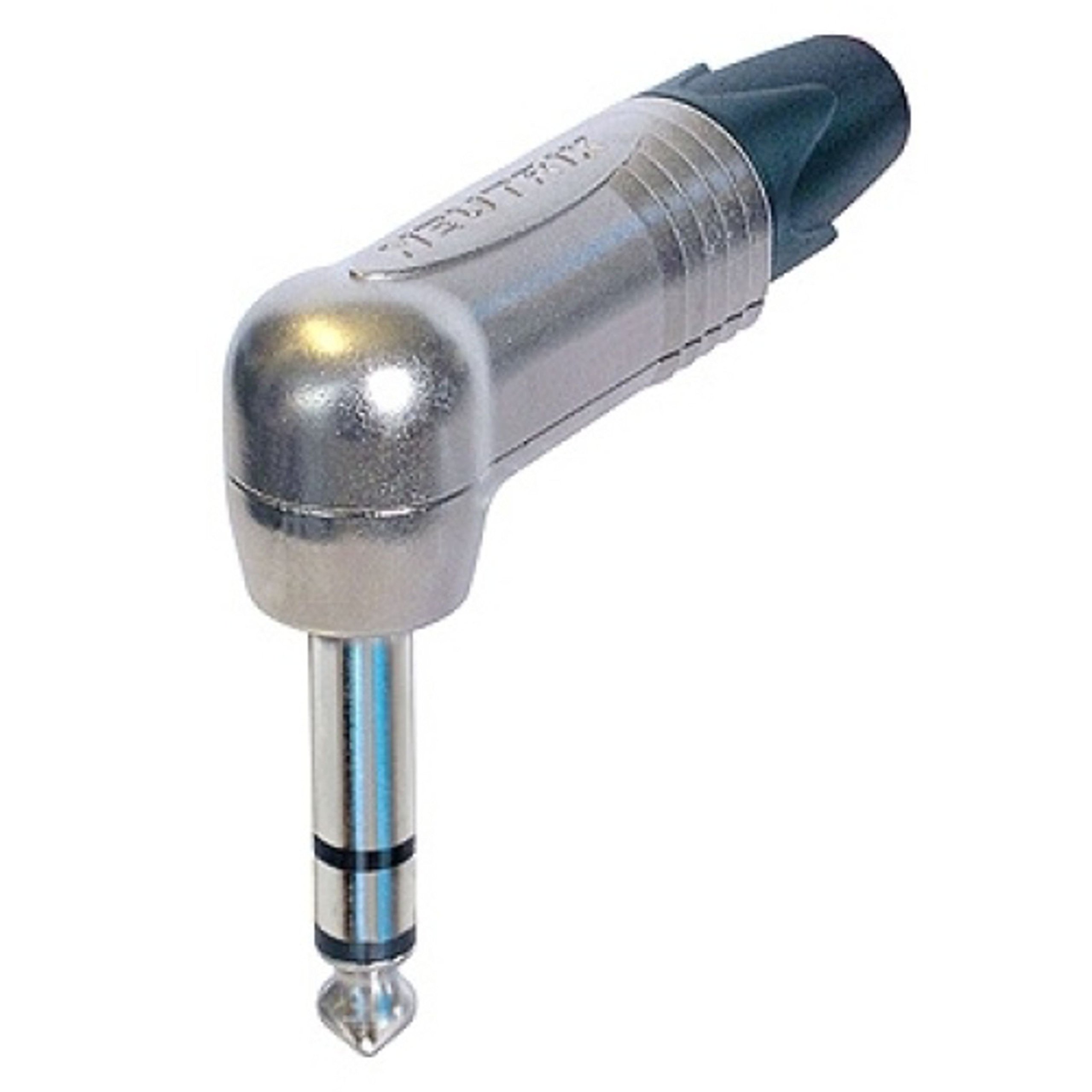 Neutrik NP3RX 6.35mm Right Angled 6.35mm Stereo Jack plug, Silver, 60.0 mm*15.0 mm*75.0 mm