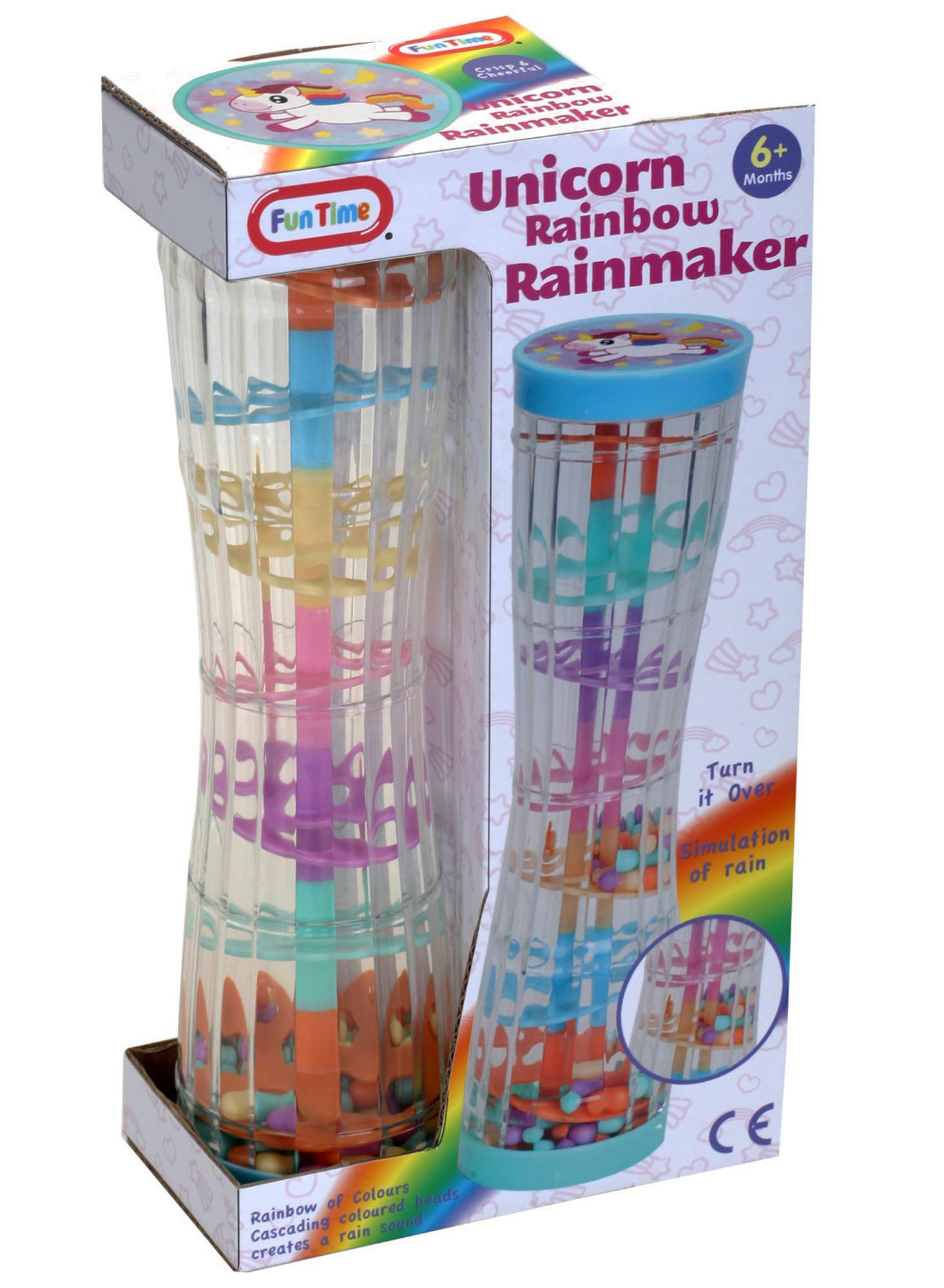 Atoz 55961 Unicorn Rainbow Rainmaker Noise Maker