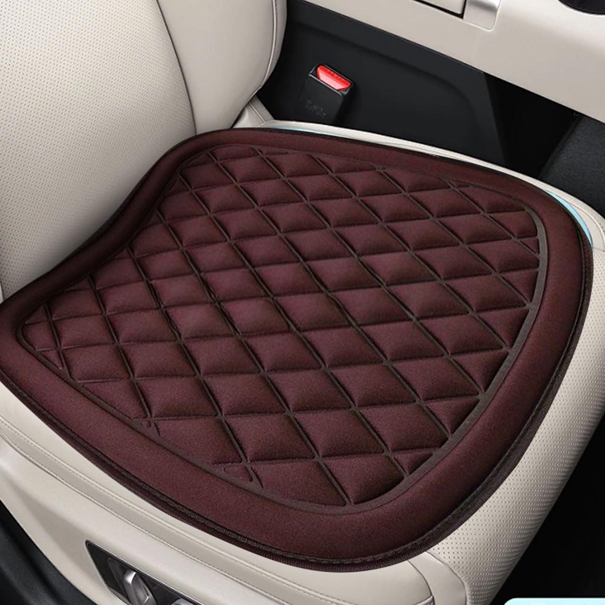 Photo 1 of BDZMC Car Seat Covers, Breathable Comfort Seat Protector Cover, Four Seasons Universal 3D Decompression Front Driver Seat Cover, Anti Slip Car Accessories for Most Vehicle Seats, Office Chairs (Red)
