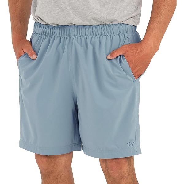 Pantalones Cortos Free Fly Utility II Para Hombre - Protección Solar UPF 50+, Secado Rápido, 7.5" De Entrepierna