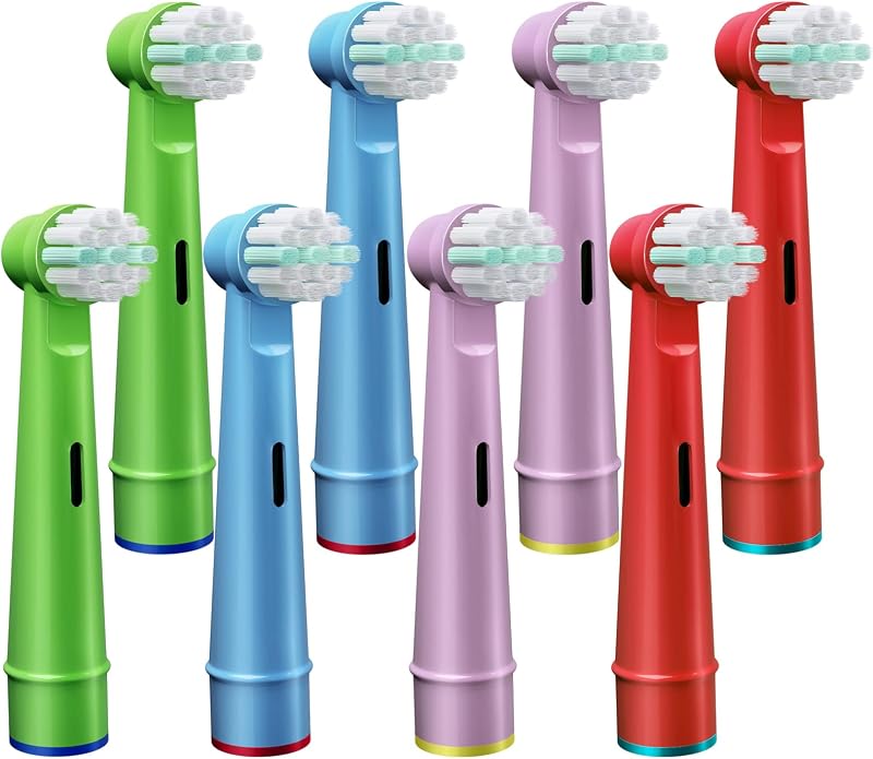 8 cabezales de repuesto para cepillo de dientes eléctrico para niños compatibles con Braun Oral B — foto 1 de 6