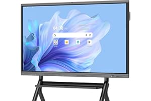 Dornium 75" Smart Board, 4K Digital Whiteboard for Office, Hybrid Work & Classrooms, Google EDLA-Certified Interactive Whiteboard with Android 14, OTA Updates & Open Apps Ecosystem, 8+128GB Storage