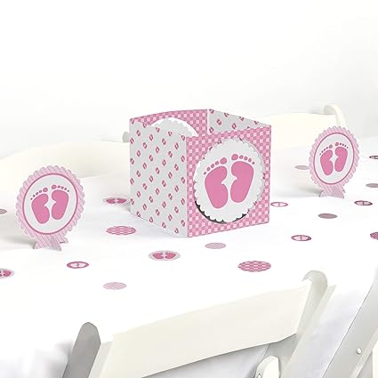 Amazon Com Big Dot Of Happiness Baby Feet Pink Baby Shower Amazon Com Big Dot Of Happiness Baby Feet Pink Baby Shower