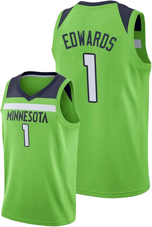 Amazon.com: AnthÇny EdwÇrds #3 Men's Basketball Jersey,TÇmberwÇlves 2020-21 Green Draft Shirt 