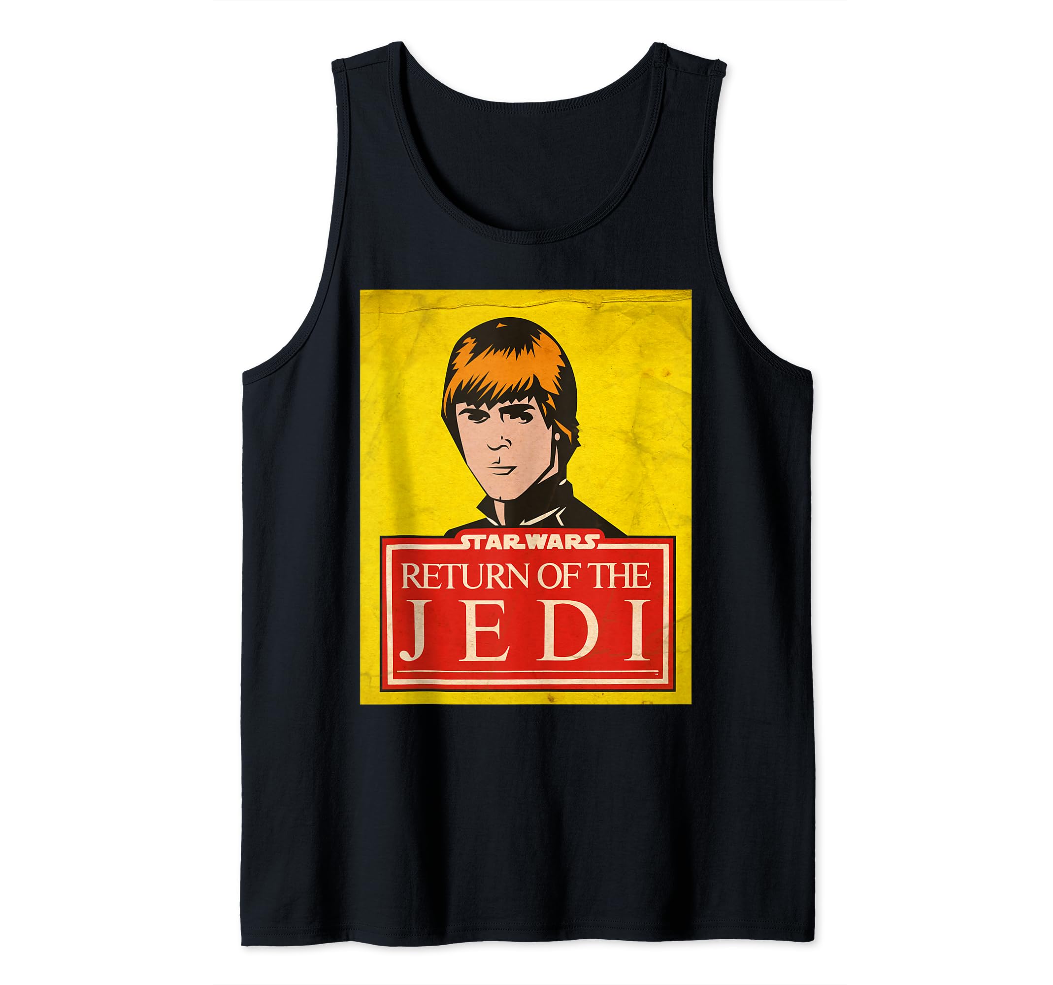 Star Wars Luke Skywalker Jedi Vintage Trading Card Tank Top