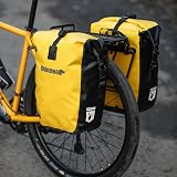 Rhinowalk Bike Pannier Bag Waterproof 22L for Bicycle Cargo Rack Yellow view 6