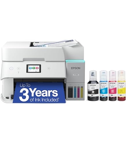 Amazon.com: Epson EcoTank ET-4800 Wireless All-in-One Supertank