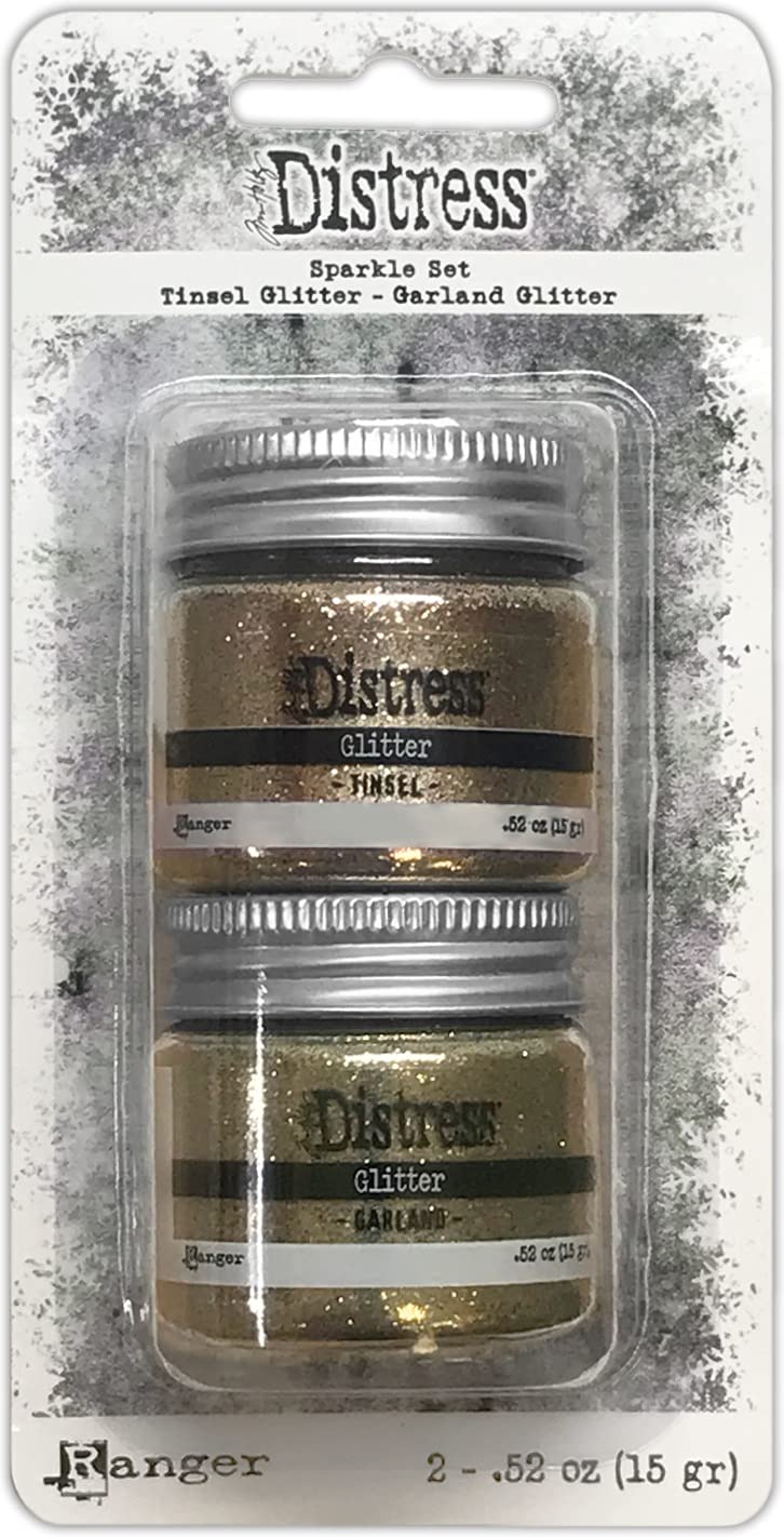 Ranger Ink Pads and Refills Distress Holiday Sparkle Set, OSFA