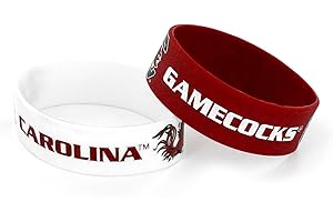 aminco NCAA 2 Pack Silicone Bracelet Set