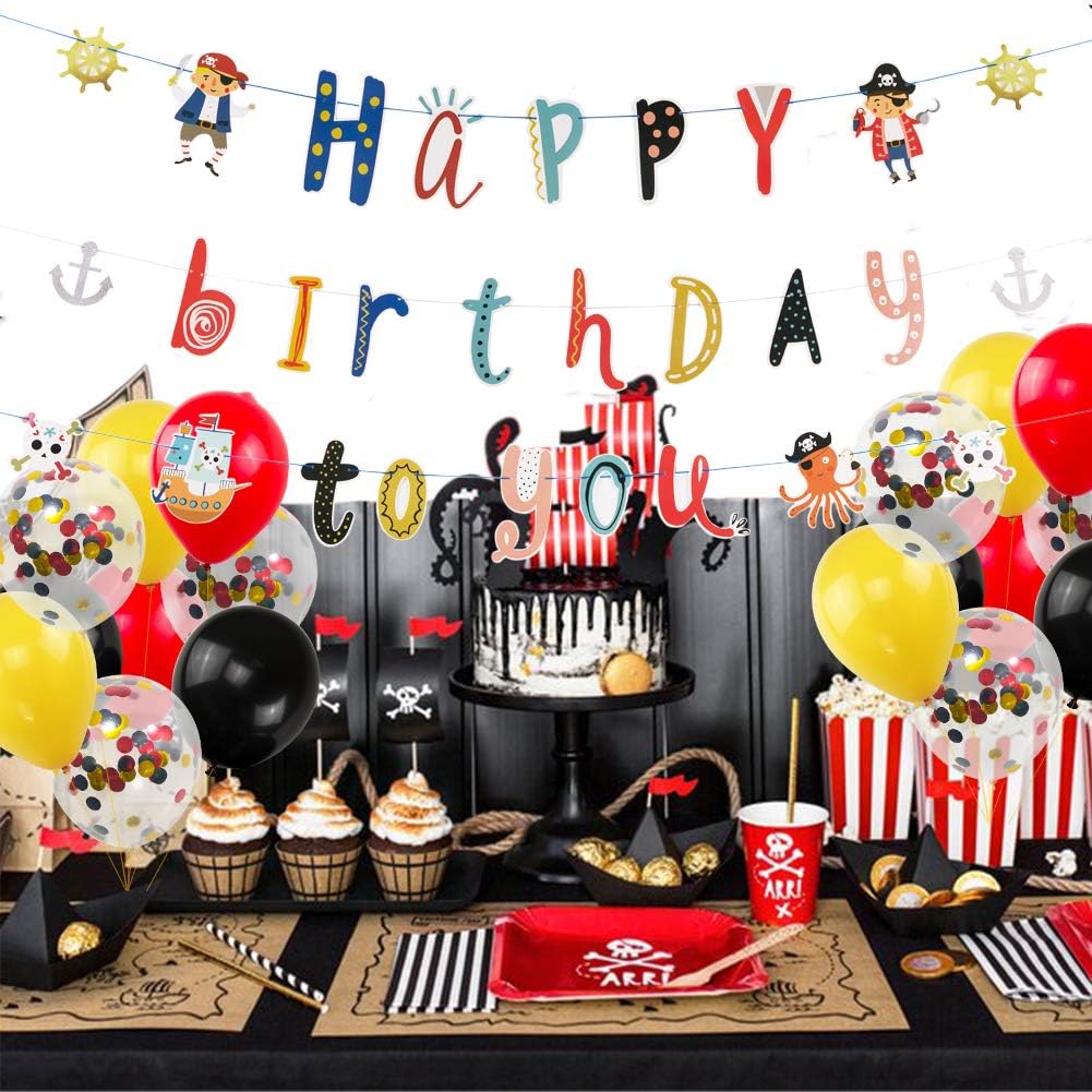 Sunbeauty Pirate Anniversaire Enfant Deco Happy Birthday To You Guirlande Papier Pour Garcon Boy Decorations Et Accessoires De Fetes Jeux Et Jouets Sunbeauty Pirate Anniversaire Enfant Deco Happy Birthday To You Guirlande Papier Pour Garcon Boy Decorations Et Accessoires De Fetes Jeux Et Jouets