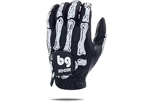 BG Bender - Mens Golf Glove, Durable Mesh Golf Gloves, Unique Golf Gloves
