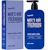 DHT Blocking Shampoo for Men - Hair Growth & Thickening Treatment for Thinning Hair - Anti-Hair Loss Formula with Saw Palmetto, Biotin & Rosemary - Sulfate Free Scalp Stimulating Wash, 10 fl oz