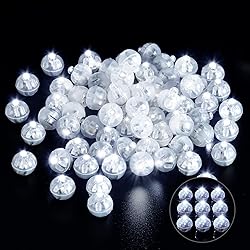 Xthuge 150pcs Mini Round LED Ball Lamp Balloon