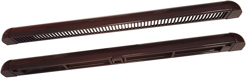 HomeSecure Trickle Vent uPVC Double Glazing Window Condensation Brown 400mm