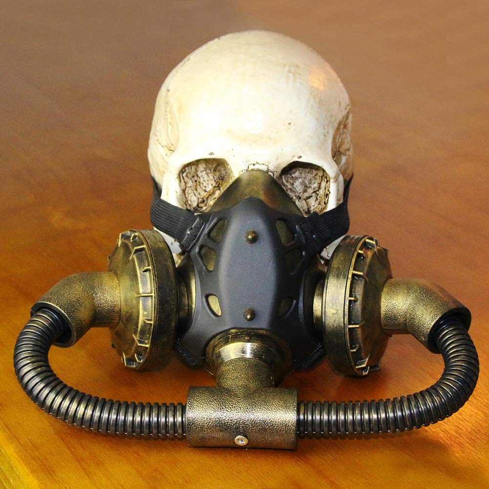 超人気の Peng Fang スチームパンクなガスマスクゴーグルバイオハザードスケルトン戦士デスマスクハロウィン小道具ギフト 4 4 B07p414hvf 正規品 Gmi Gkctv Com