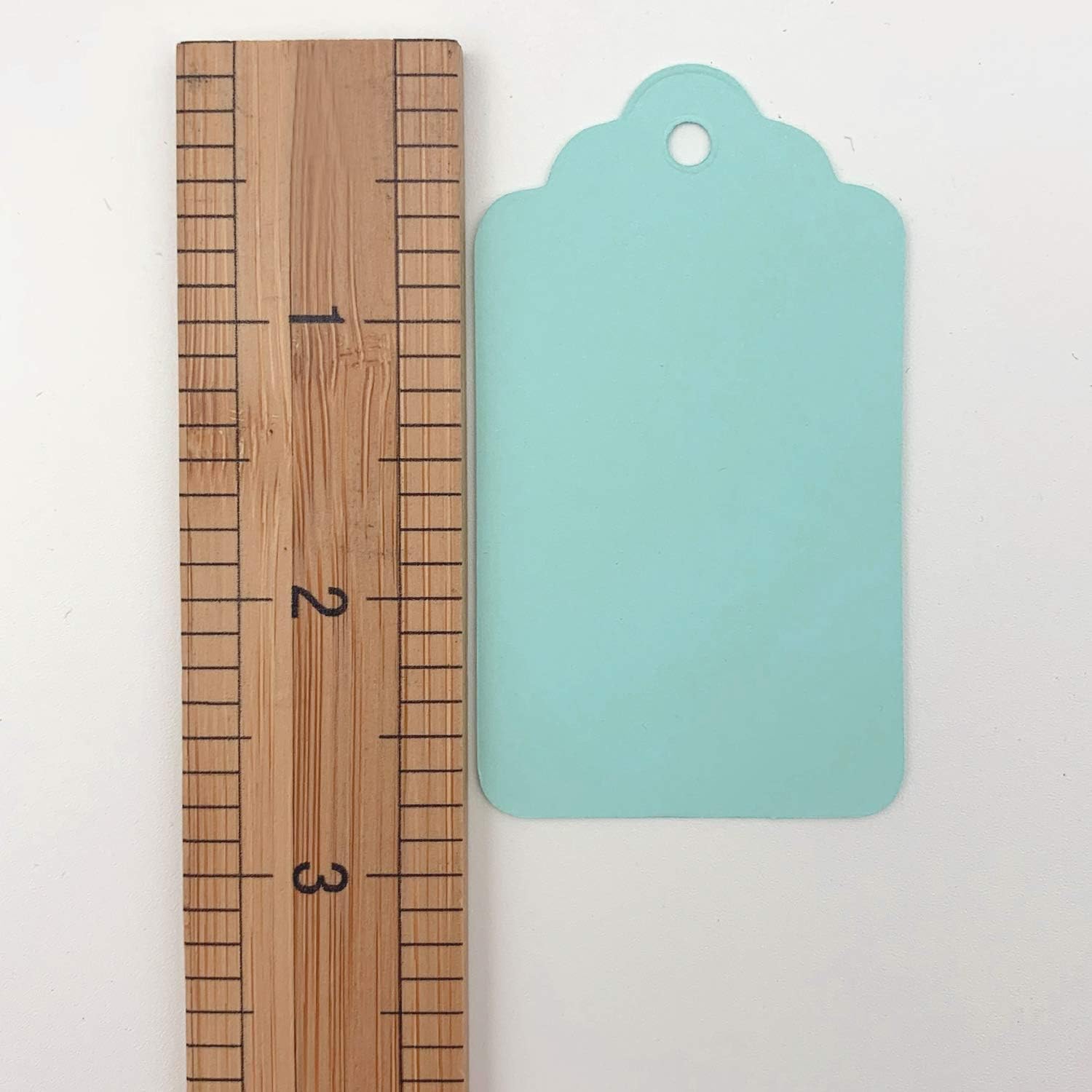 Gift Wrap Tags,100pcs Blue Craft Hang Tags, Blank Marking Tags with String: Health & Personal Care