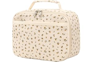 BTOOP Lunch Bags for Kids Girls Insulated Lunch Boxes Corduroy Cooler Toddler Lunch Tote Bag Thermo Picnic Bag for School Children