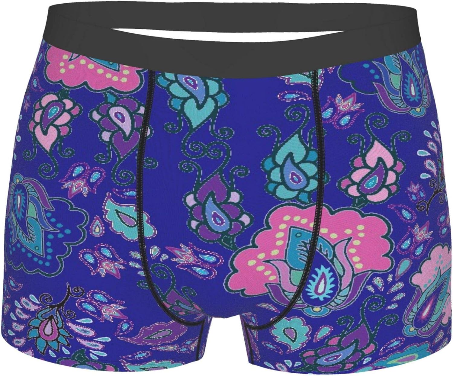 Men's Underwear, Paisley Floral Pattern Carpet Moroccan Turkish